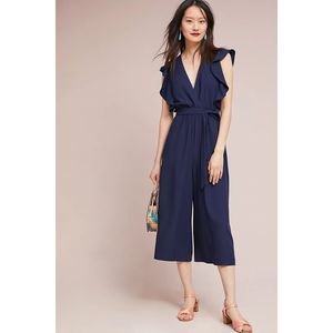 Anthropologie Hutch Marley Cropped Jumpsuit Size XS. B-8